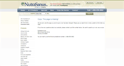 Desktop Screenshot of nutrasanus.com
