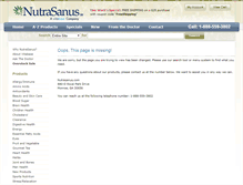 Tablet Screenshot of nutrasanus.com